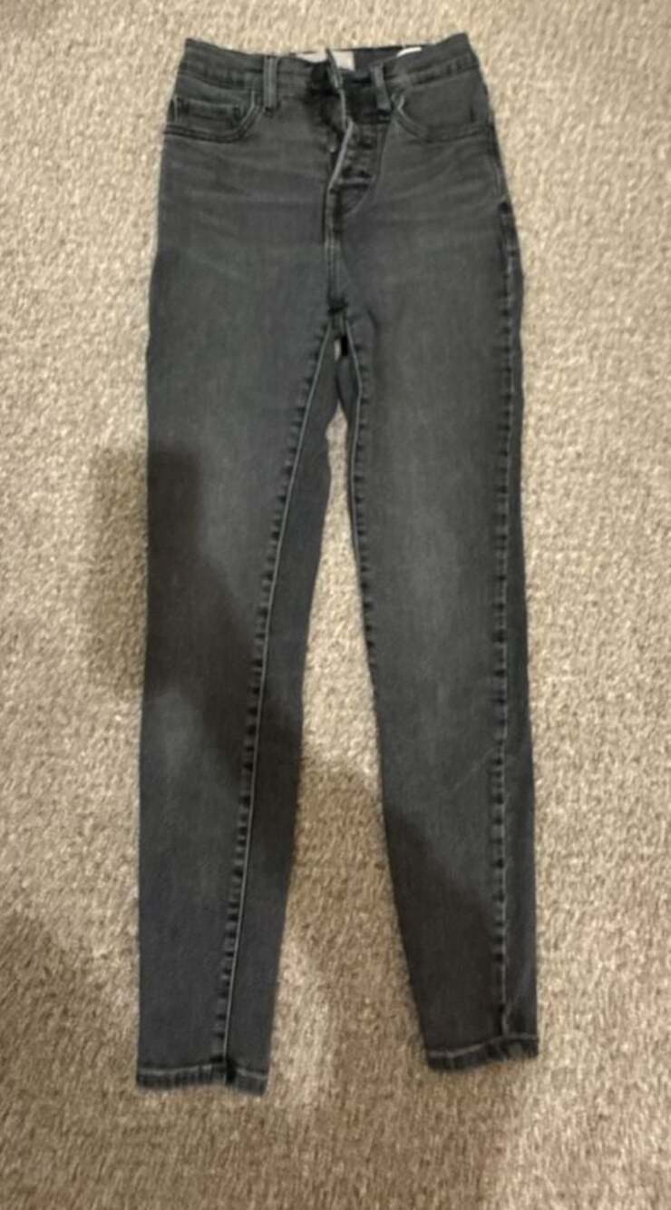Everlane High Rise Button Fly Skinny Jeans Size 25